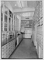 Drugstore dispensatory from the 1920